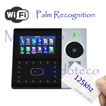 

New Wifi Hybird Biometric Palm Time Attendance Rfid Card Employee Electronic Attendance Face & Fingerprint Time Recorder