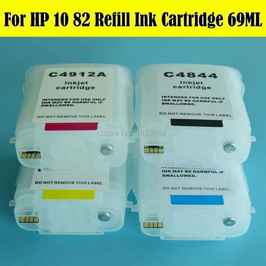For HP 10 82 Refill Ink Cartridge 3
