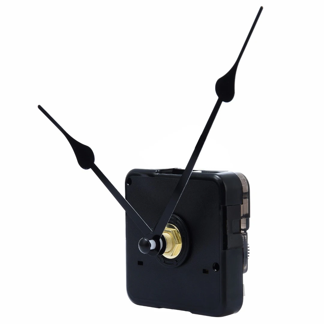 1pc Durable Mini Short Black Hands Quartz Clock Movement Mechanism Parts Kit + DIY Repair Tool