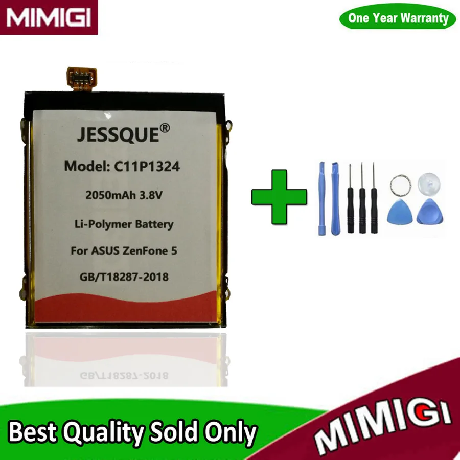 Батарея JESSQUE 2050mAh C11P1324 для ASUS ZenFone 5 A500G Z5 A500 A500CG A501CG A500KL 0B200 00850000 T00F T00J Bateria