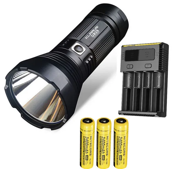 Buy KLARUS G35 Set XHP35 LED 2000LM Flashlight Torch+ 3pcs 18650 3400mAh