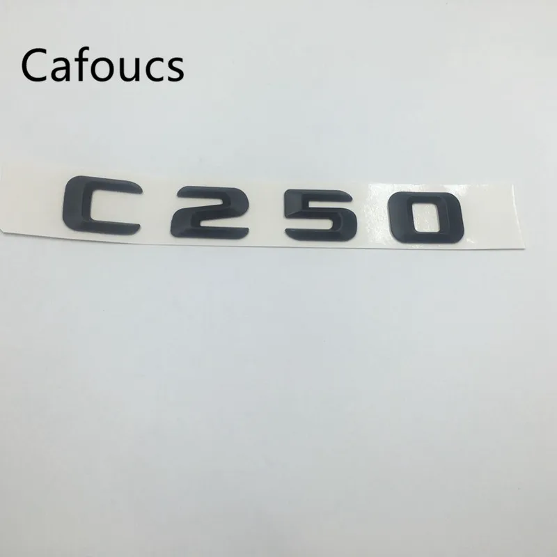 Cafoucs для Mercedes Benz W203 W204 C Class C250 эмблема крышки багажника значок буквы алфавита