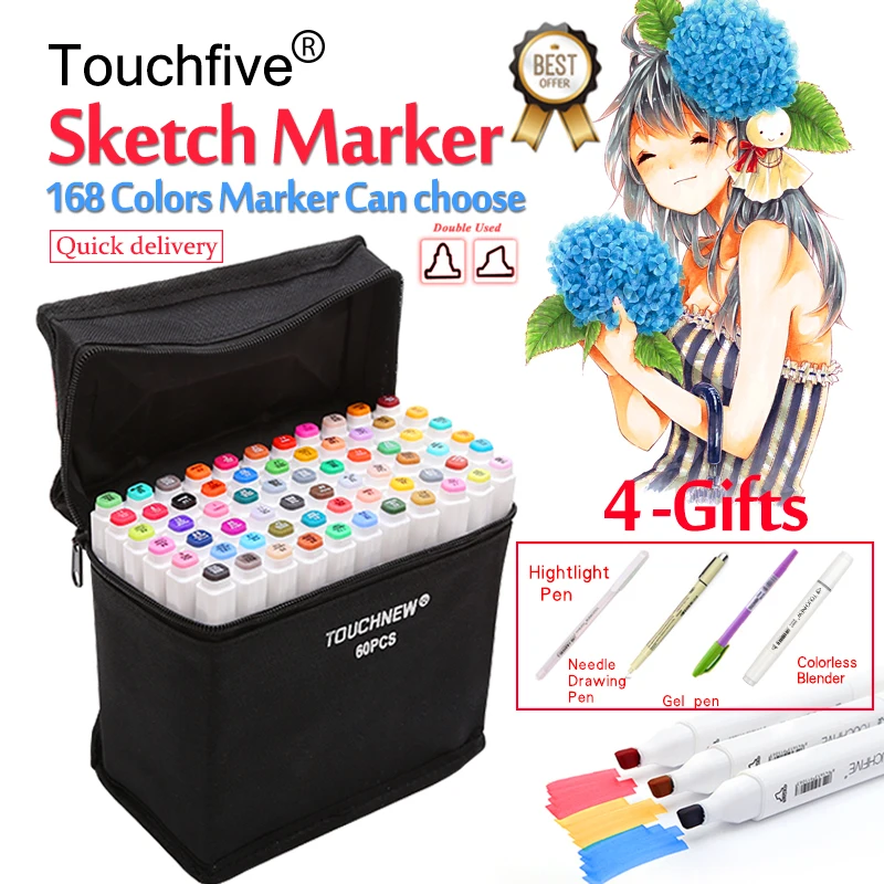 Dainayw Double Headed Marker Set 30 40 60 80 Artist Design Mark Pen Animation Design Paint