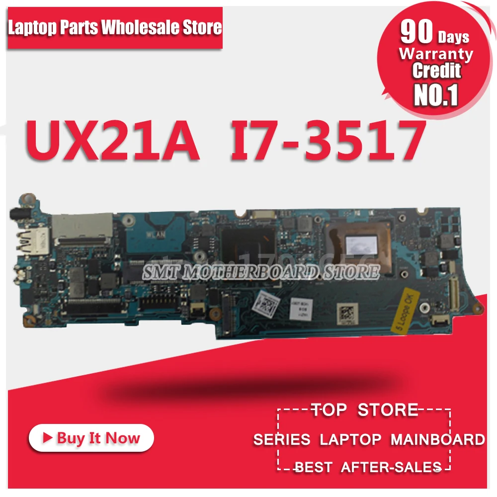 UX21A Laptop Motherboard For ASUS mainboard board motherboard 4G I7-3517 CPU full tested free shipping UX21A Laptop Motherboard For ASUS mainboard board motherboard 4G I7-3517 CPU full tested free shipping