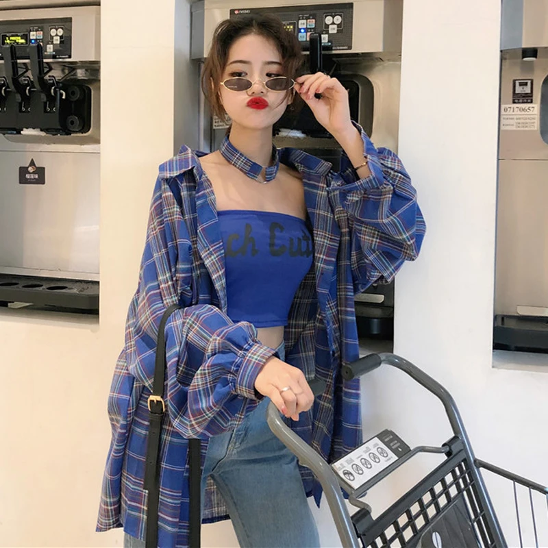 3 цвета Mihoshop Ulzzang Корейская женская модная одежда Повседневная Свободная Панк