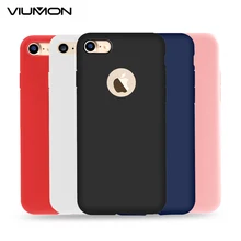 VIUMON para iPhone 6 s 6 Plus 4.7 “& 5.5” Os Recém-chegados para iPhone 6 s Caso Ultra Fino Smartphone Acessórios Tampa de Borracha Macia