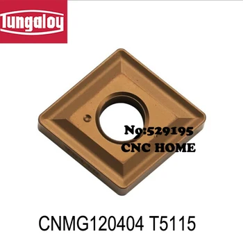 

Tungaloy Original CNMG 120404 CNMG120404 CNMG120408 T5115 Carbide Inserts turning Knife tool cnc machine Lathe Cutter Tools