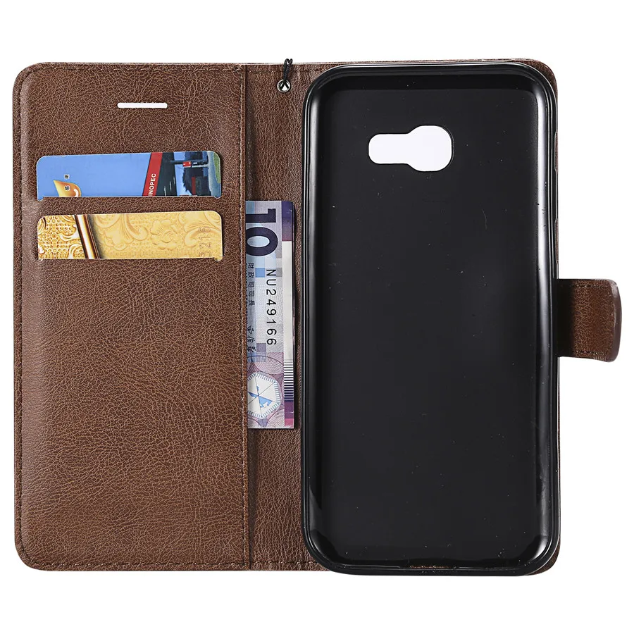 Luxury Magnetic Wallet PU Leather Case For SAMSUNG A320 Card Holder Flip Stand Phone Cover For Galaxy A520 Fundas w Card Slots (20)