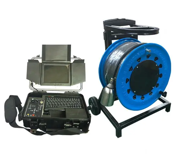 

Vicam 120 meter drill bore hole camera borewell inspection camera with video recording and snapshot