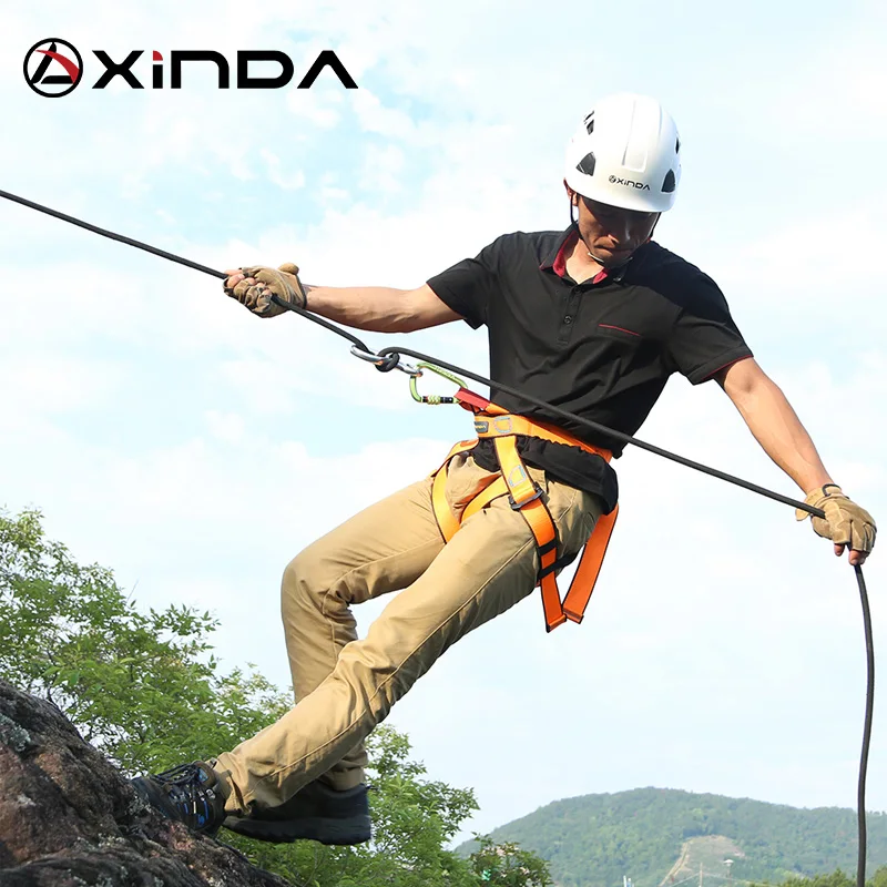 XINDA Escalada 10 м Профессиональный Скалолазание Веревка для скалолазания 10,5 мм Диаметр высокопрочный шнур веревка для безопасности веревка для выживания