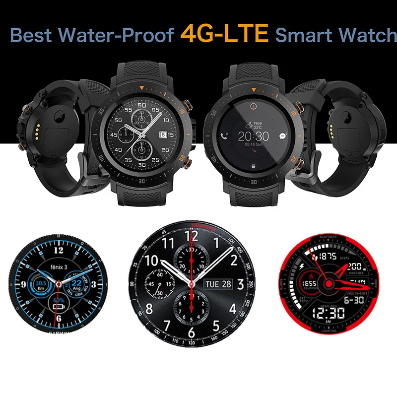 Бизнес часы 4G Android Smart часы gps WI-FI Mic MT6739 1+ 16 GB 1,3 Гц 1,39 дюйма 530 Mah монитор сердечного ритма Smartwatch Для мужчин PK Z28