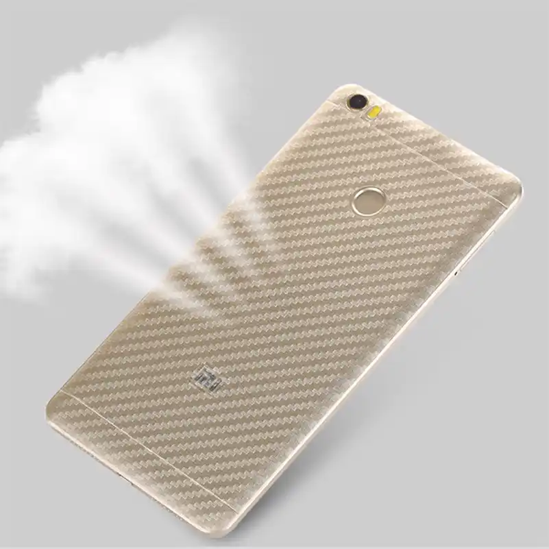 10 упаковок 3D матовая наклейка из углеродного волокна задняя пленка для Xiaomi Mi Max 2