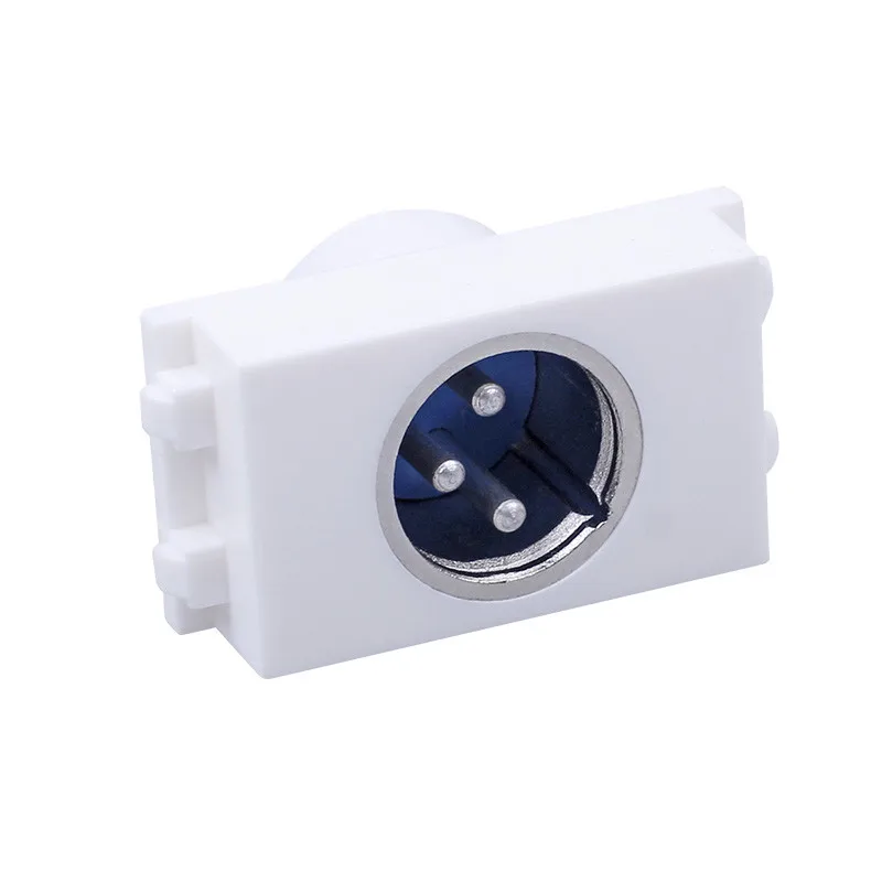

1PC YT1578 Electrical Sockets MIC XLR 3 core Canon modules The receiver module Socket panel Free Shipping