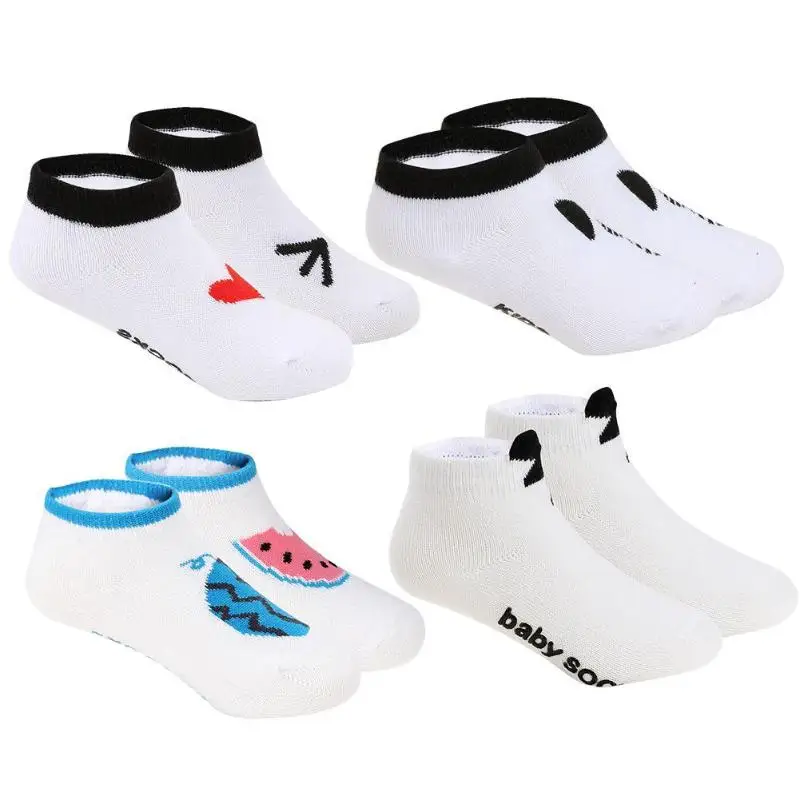

Kids Baby Anti-slip Cotton Short Socks Unisex Girls Boys Antiskid Floor Socks Breathable Infant Kids Boat Socks 0-4Year