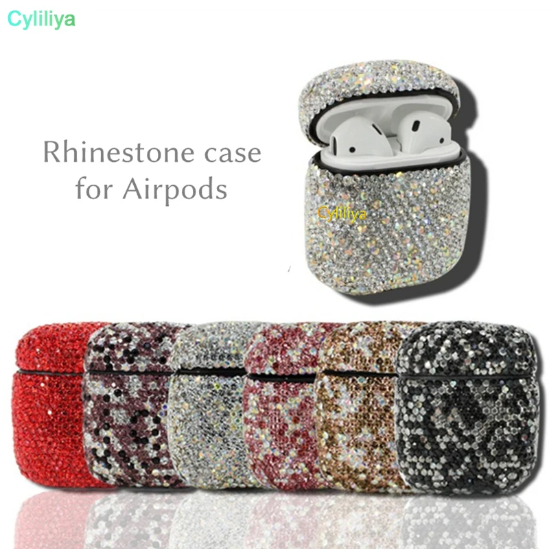 30 шт. для Apple Airpods Чехлы Стразы Чехол протектор Airpod чехол Earpod чехол анти-капля с розничной коробкой