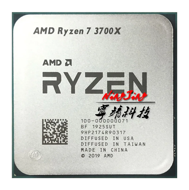 AMD Ryzen 7 3700X R7 3700X3,6 ГГц Восьмиядерный процессор Sinteen-Thread cpu 7NM L3 = 32 м 100-000000071 разъем AM4, но без вентилятора