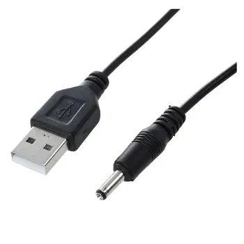 

3.5mm x 1.3mm Black USB Cable Lead Charger Cord Power Supply