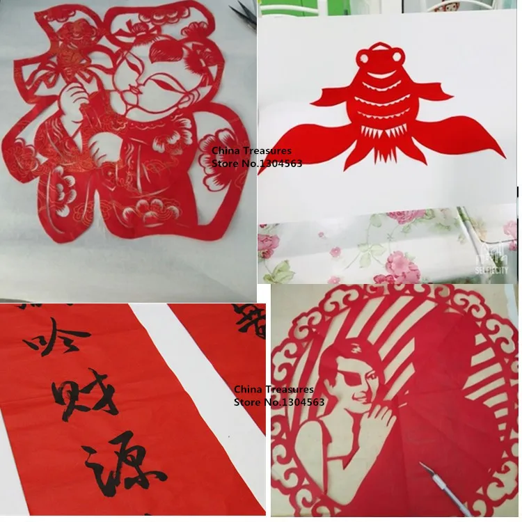 Colorido de Papel de Papel Artesanal de Papel Folhas Color Chinês Arroz Cut-papel Xuan Zhi Vermelho Pintura Chinesa Suprimentos 10 Mix 14 cut-Papel Xuan Xuan Zhi Vermelho Pintura Chinesa suprimentos