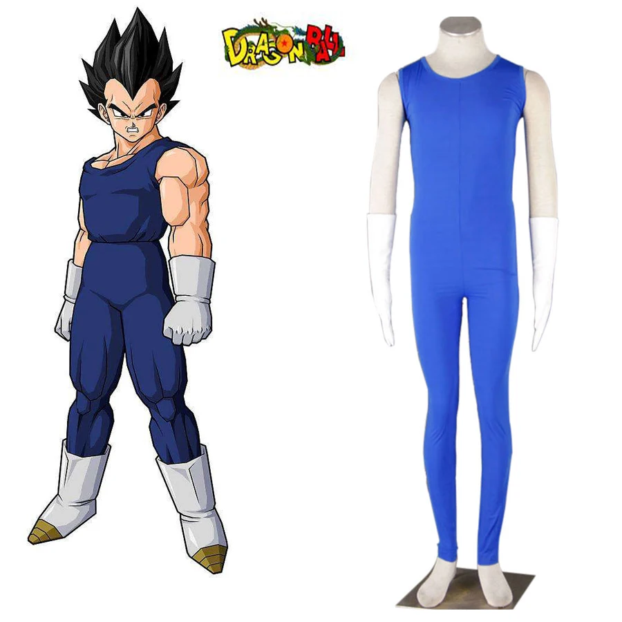 

Free Shipping Dragonball Kai Vegeta Saiyan Jumpsuit Anime Cosplay Costume