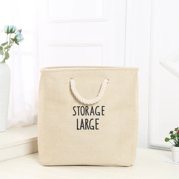 

Large Laundry Hamper Bag Canvas Clothes Storage Baskets Home Clothes Barrel Bags Kids Toy Storage Laundry Basket Thickness Bins