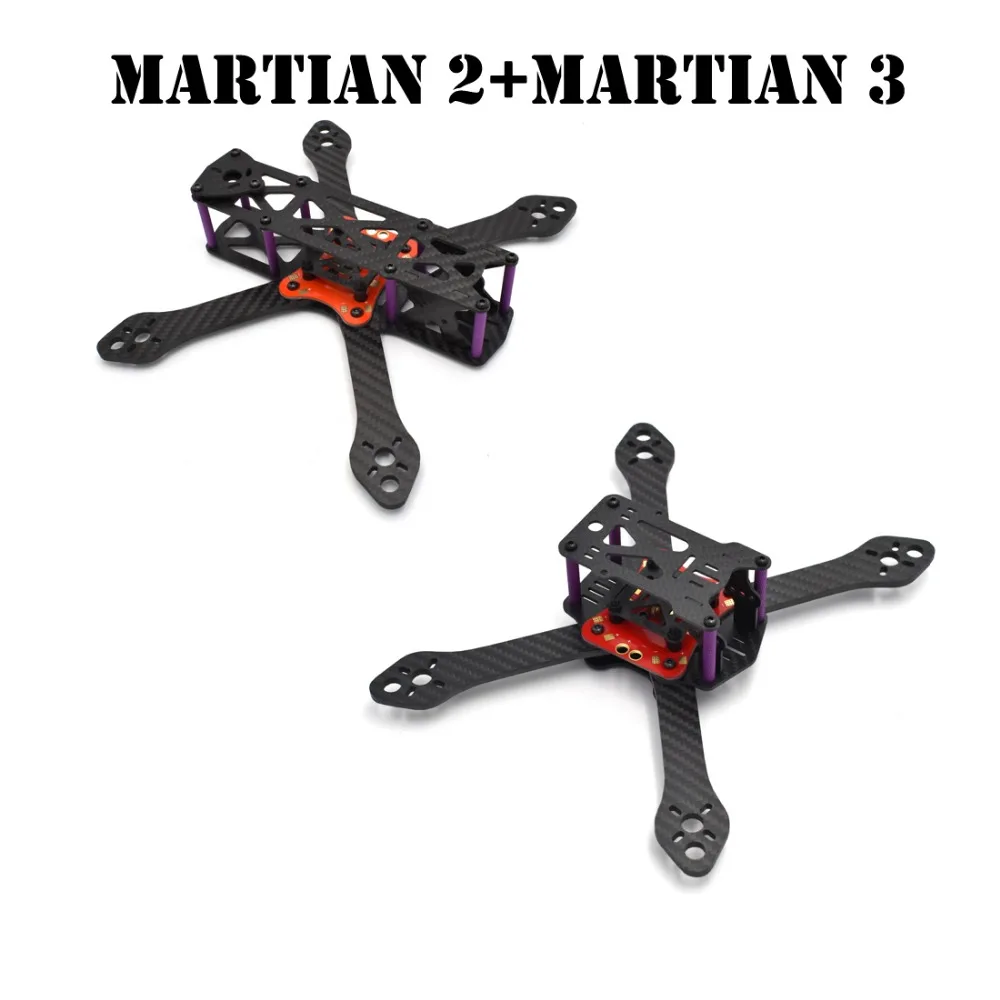 Martian II and Martian III 220 220mm 4mm Arm Carbon Fiber Frame Kit with PDB For FPV RC Cross Racing Drone Quadcopter цена Martian II and Martian III 220 220mm 4mm Arm Carbon Fiber Frame Kit with PDB For FPV RC Cross Racing Drone Quadcopter цены онлайн