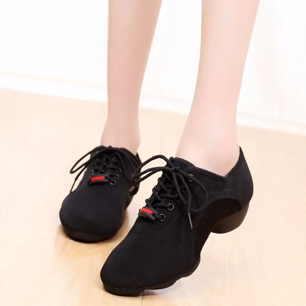 SUN LISA/женские уличные туфли-оксфорды из сетчатой ткани с резиновой подошвой на не сужающемся книзу массивном каблуке; Современная танцевальная обувь для бальных танцев