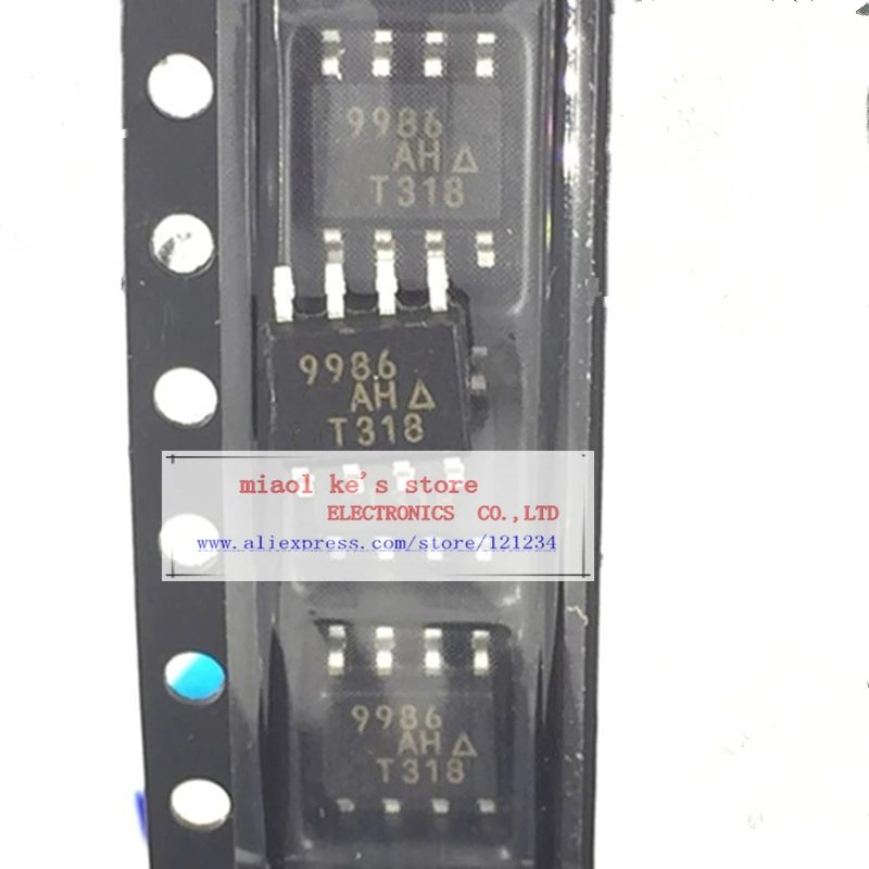 

[1pcs~5pcs/1lot]100%New original; SI9986 SI9986DY SI9986DY-E3 SI9986DY-T1-E3 SI9986DY-T1-E3TR -IC MTR DRV BIPOLAR 3.8-13.2V 8SOP