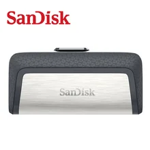 SanDisk DDC2 USB 3,0 OTG флэш-диск 128 Гб 64 ГБ 32 ГБ 16 ГБ флеш-накопитель Флешка карта памяти флэш-накопитель для ПК/Android type-C