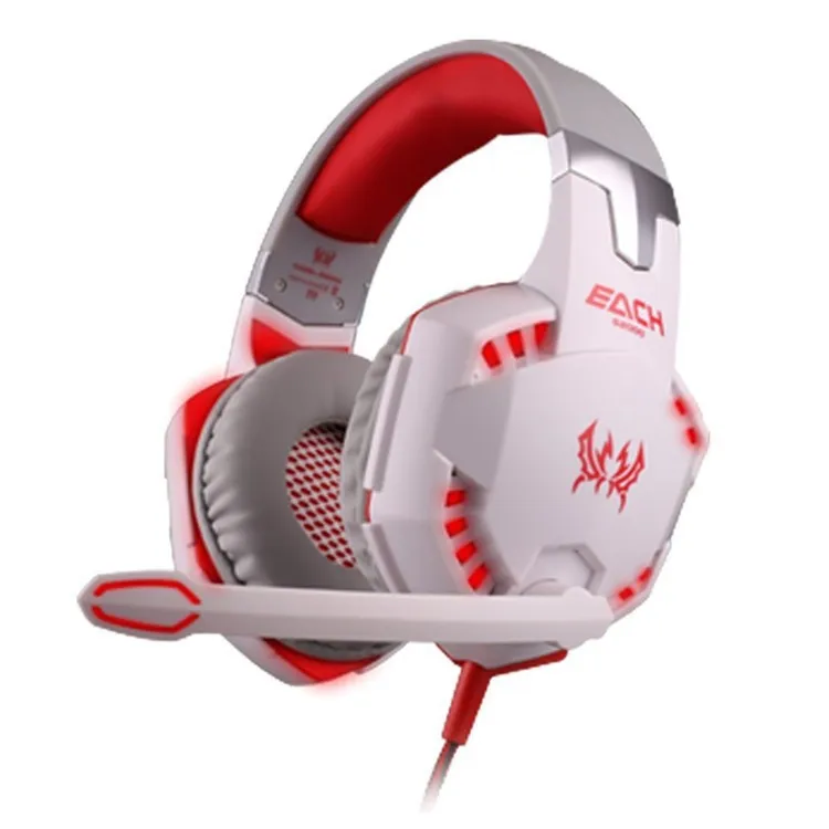 Bests Stereo Hifi PC Gamer Gaming Head Phones With Microphone Dazzle Lights Glow Game Music Headset (12)