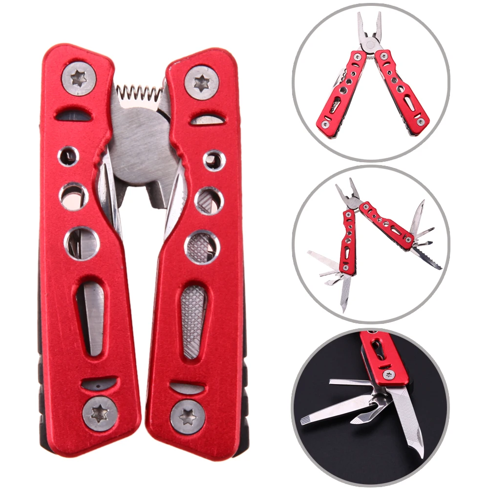 

Multi-Purpose Combination Tools Portable Tactical Mechanic Pliers Knife Saw Screwdriver Bottle Opener Outdoor Camping Hiking Kit