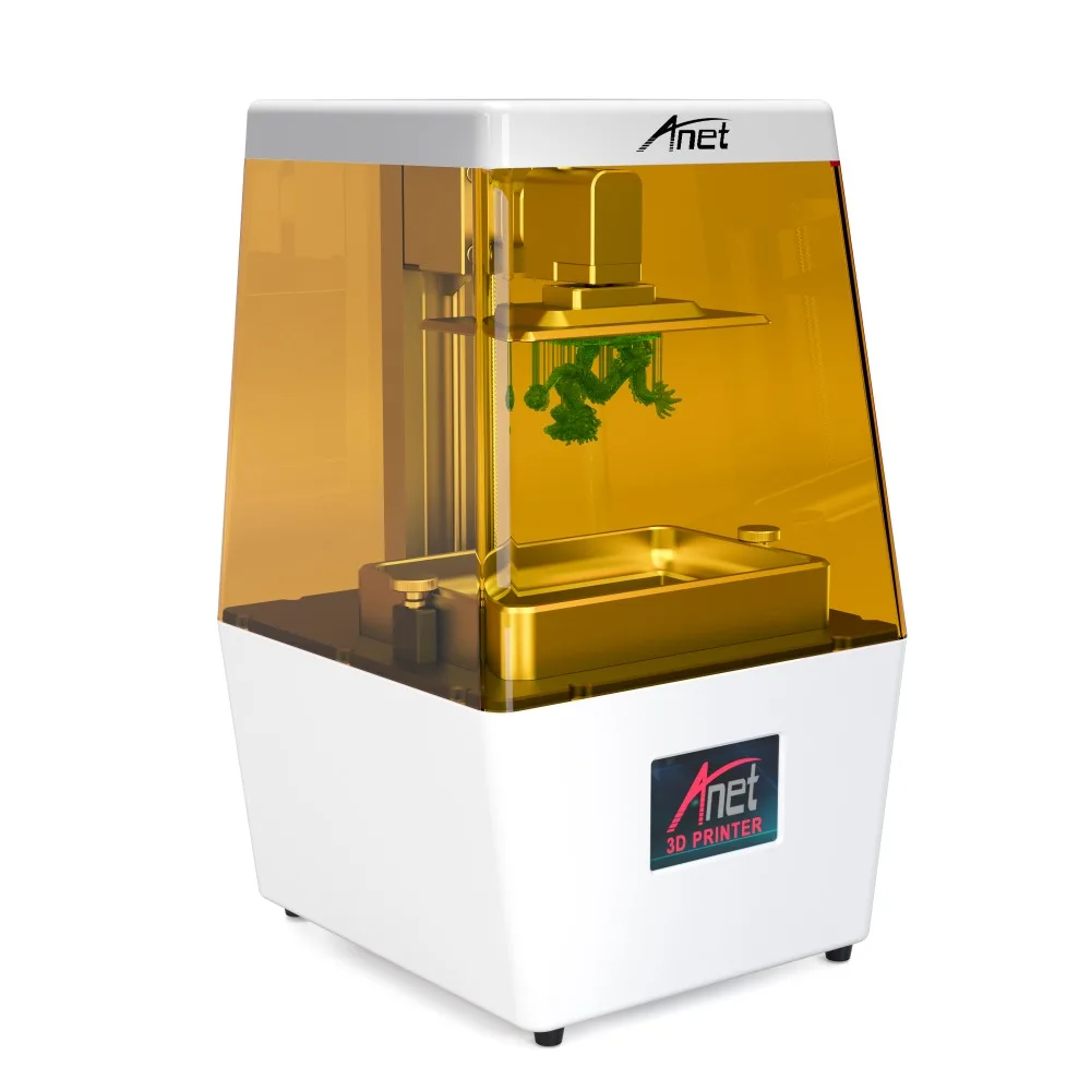 Anet 3D Printer N4 High Precision 40um with 3.5inch LCD Screen Off-Line Print Impresora 3d Drucker UV Resin LCD 3D Printer