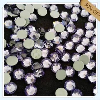 

WHOLESALE 50% OFF fashion size ss20 5mm TANZANITE color with 1440 pcs each pack ; diamond stone free shipping for GARMENT