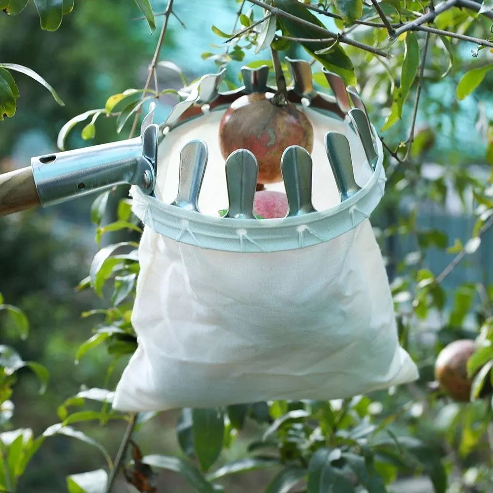 Набор фруктов голова корзины или сбор фруктов инструменты, фрукты Catcher для сбора урожая Apple цитрусовые груша персик