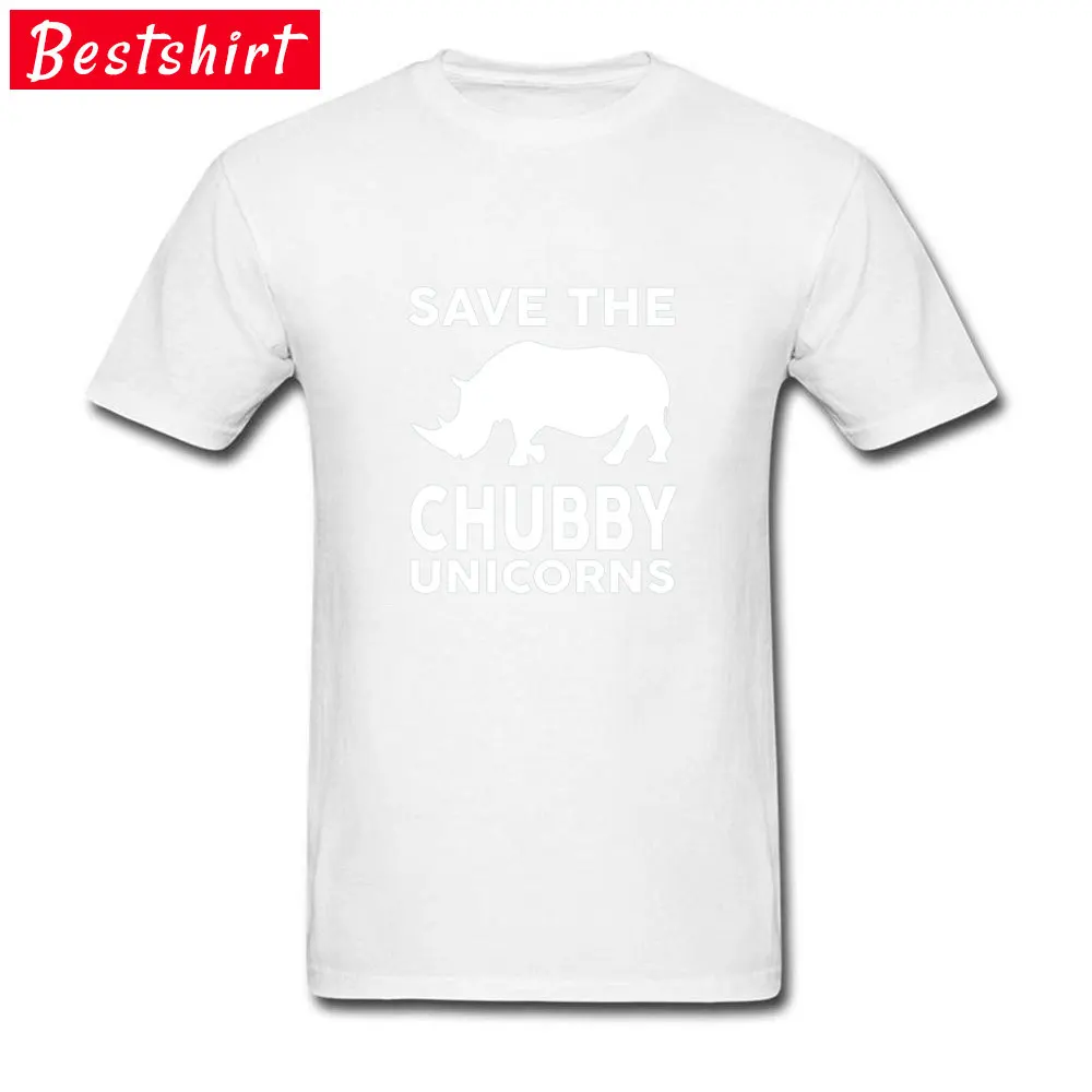 O Neck Save the Chubby Unicorns 612 100% Cotton Youth Top T-shirts Casual Tops Shirt Special Tops & Tees Short Sleeve Save the Chubby Unicorns 612 white