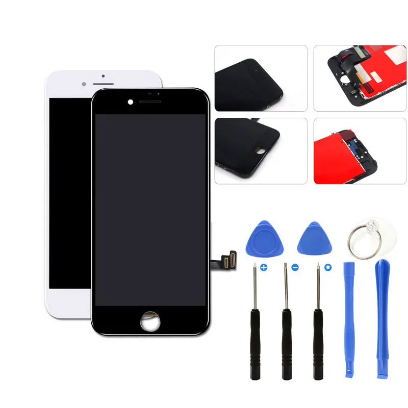 Качество AAA заводской ЖК дисплей для iphone 7 Plus экран часть 7G 8G 8 сенсорный панель