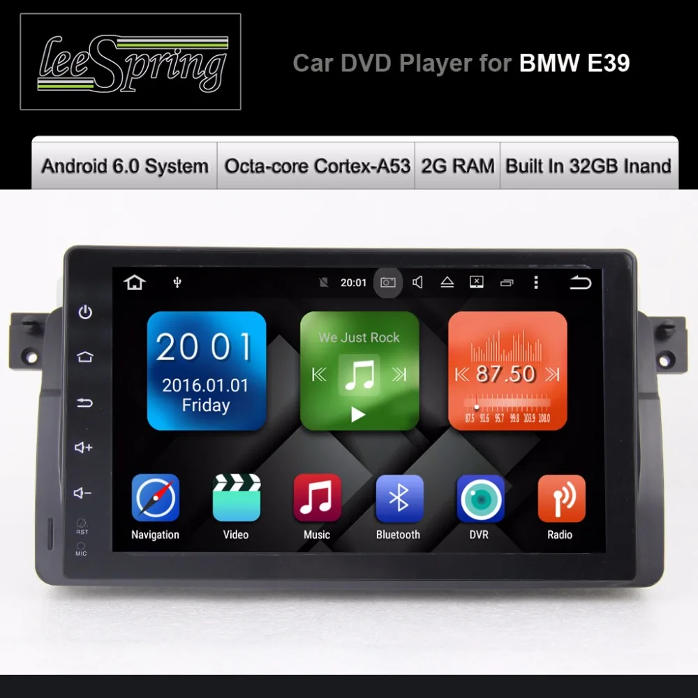 9 Inch Android Car DVD Player Video for BMW E39,X5,M5,E53 Quad Core