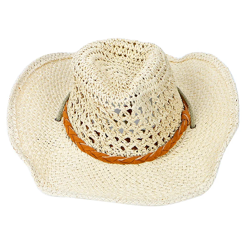 Verão Cowgirl chapéu Crianças Sun Hat Wide