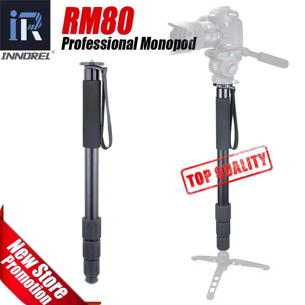 

RM80 Professional Superb monopod Top quality super 36mm max tube Heavy duty camera stand unipod compatible with Manfrotto head
