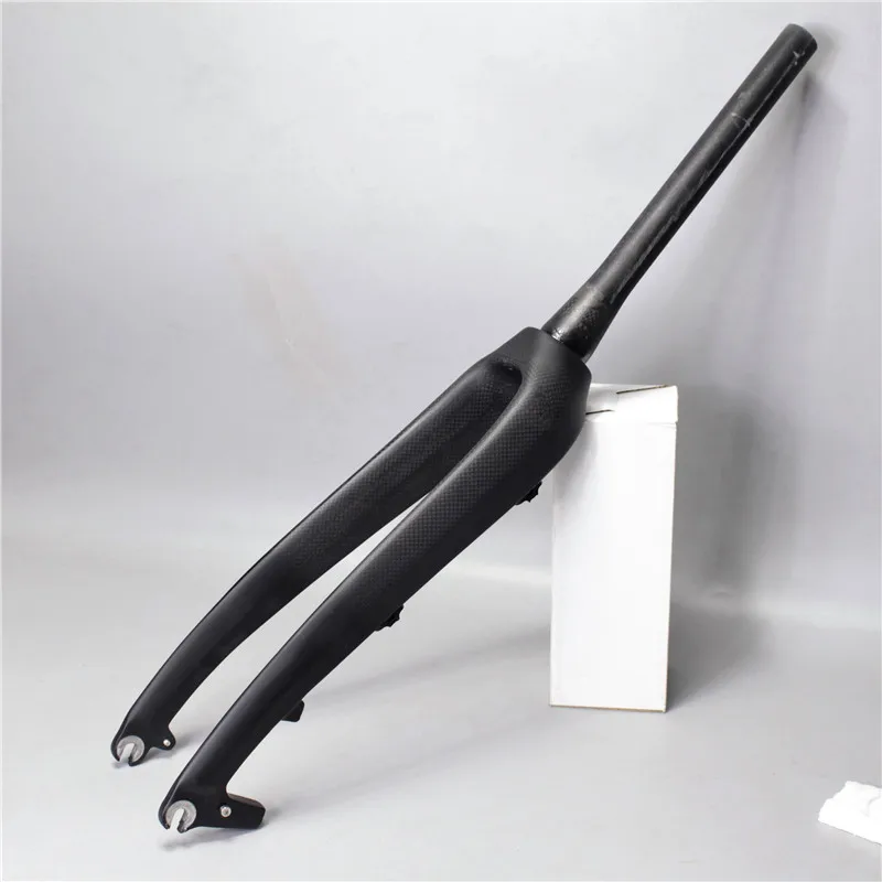 EC90 MTB DH Downhill Road Bike Fork Trip Bicycle Carbon Mountain Bike Front Fork Conical Fork 1-12 39.8mm Black (10)