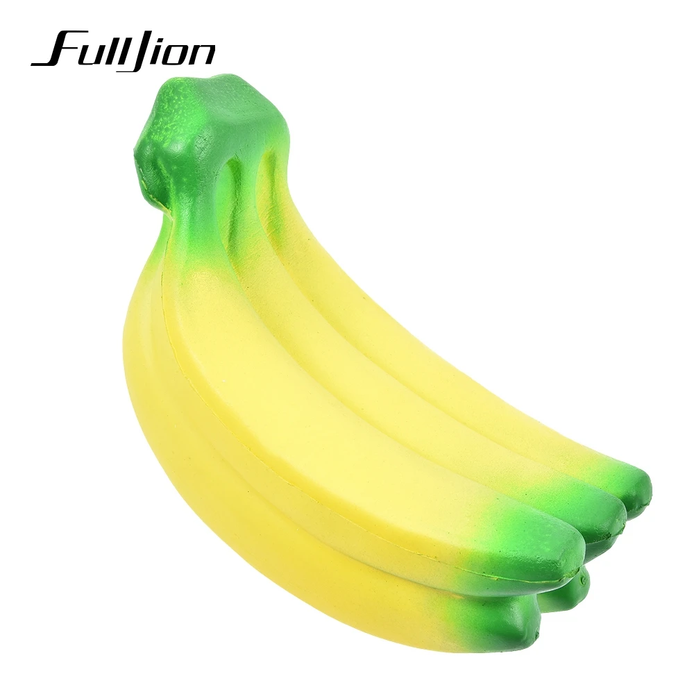 Fulljion Спорт и развлечения банановый Squishy Новинка Gag игрушки Squeeze стресса Смешные