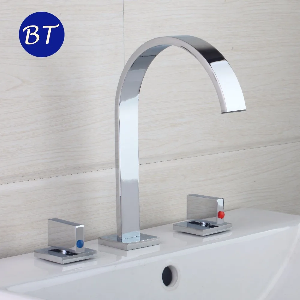 bagno moderno 3 pz diffuso vasca da bagno rubinetto cascata cromata bagno 66uu acqua di rubinetto