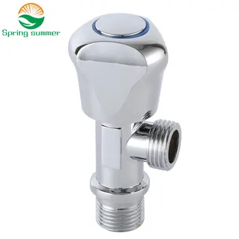 

SPRING SUMMER Slow to open Triangle Control Bathroom Tap Water 1/2*1/2 Zinc alloy Angle valves JF-MK-01