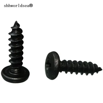 

shhworldsea 100 Pcs/Lot auto nut bolts U Round head cross tapping screw