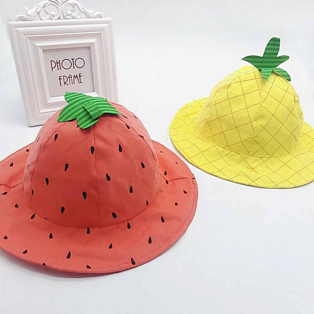 

Toddler Baby Kids Boys And Girls Hat Children Fruit Print Cap 5.3FRN