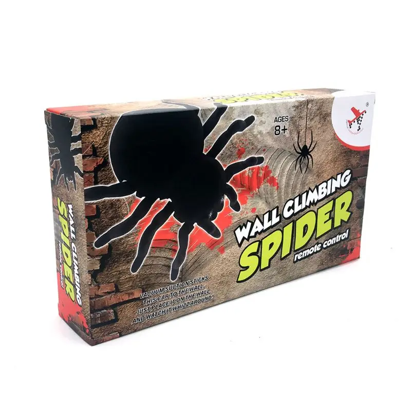 Remote Control Spider Scary Wolf Spider Robot Realistic Novelty Toys Halloween Gifts