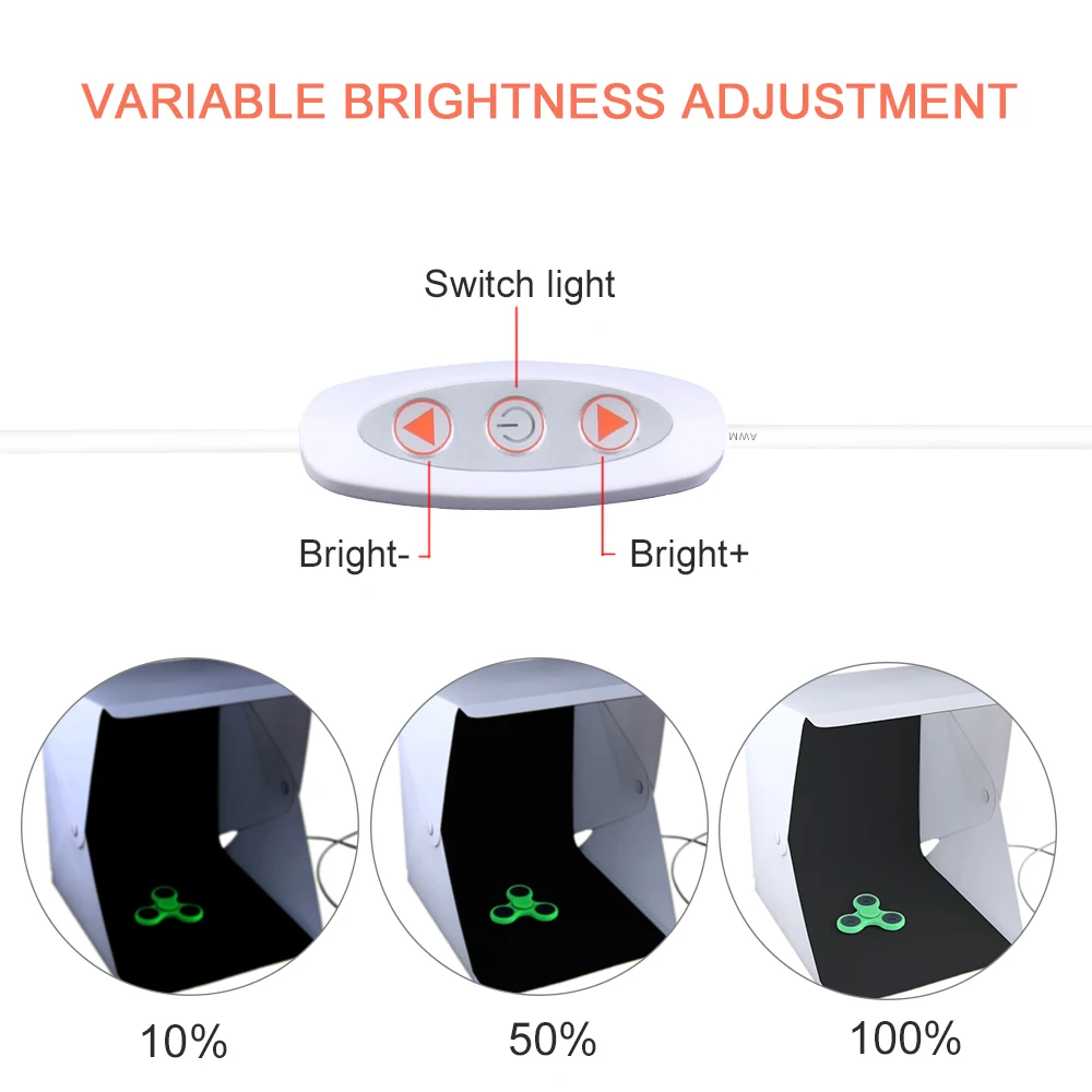 " 2LED панели складной портативный фото видео бокс освещение студия стрельба палатка коробка комплект Emart диффузный студийный софтбокс Лайтбокс