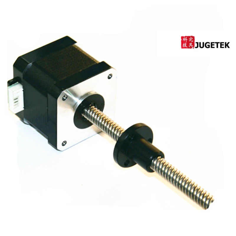 17HS3001-400N82 Nema17 400 мм Tr8* 2 привести Винт С Пом гайка