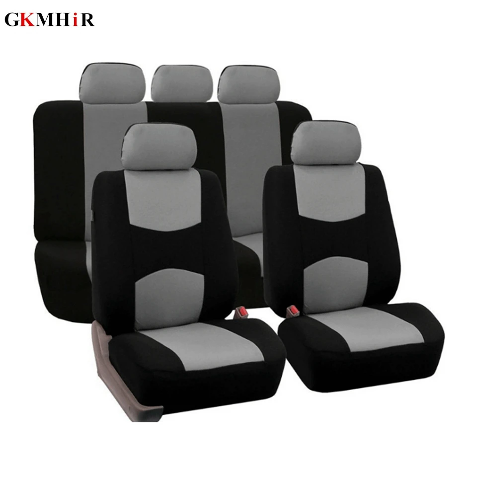 

Car Seat Cover Polyester Fabric Automobile Seat Covers Universal Car Seat Cover Vehicle Seat Protector Interior Accessories