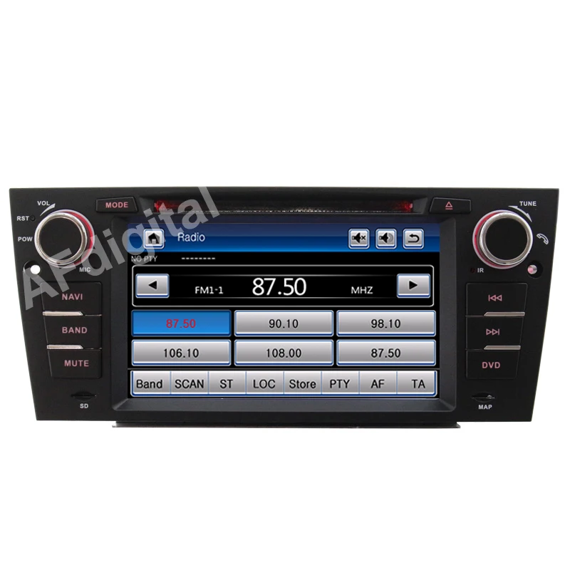 Flash Deal 7" Car DVD Player GPS Navigation for BMW E90 Serie 3 E91 E92 E93 E88 E82 318 230 325 Auto Radio Manual with Wince 6.0 BMW UI 1