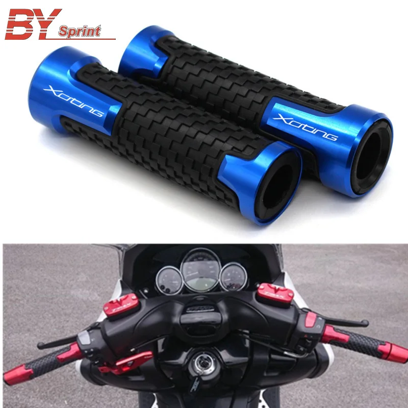 

Motorcycle Accessories CNC Anti-Skid Handlebar ends Handlebar Grip For KYMCO XCITING 250 300 350 400 400S 500 NEW LOGO XCITING